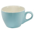 Maya Blue/White Flat White Cup 160Ml - Cafe Supply