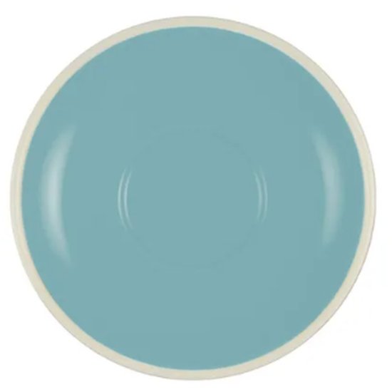 Maya Blue/White Saucer For Bw0630/635 - Cafe Supply