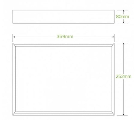 MEDIUM BIOBOARD CATERING TRAY BASES - Cafe Supply