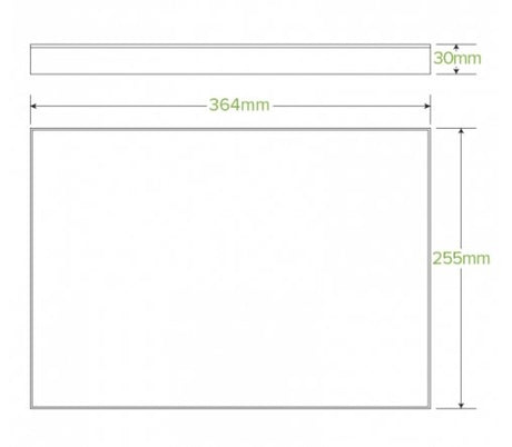 MEDIUM BIOBOARD CATERING TRAY LIDS - Cafe Supply