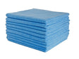 Microfibre Cloths - Blue, 400mm x 400mm, 300gsm (10) Per Pack - Cafe Supply