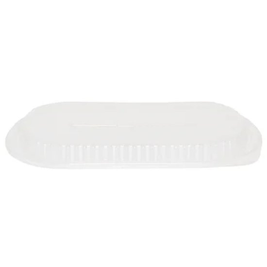 Microwavable Rectangular Container Lid - Cafe Supply