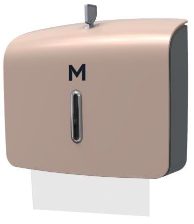 Mini Slimfold Towel Dispenser - Gold, 300 Sheet Capacity (1) Per Each - Cafe Supply
