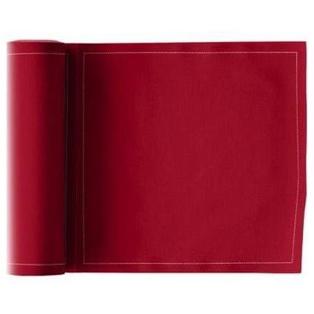Mydrap Red Fabric Napkins 25 On A Roll - Cafe Supply