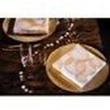 Napkin Balls Gold On White (3) - Cafe Supply