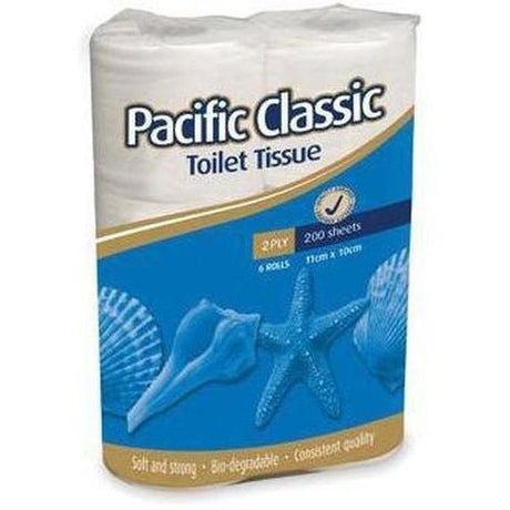 Pacific Classic Toilet Roll 2-Ply 200 Sheets - Cafe Supply