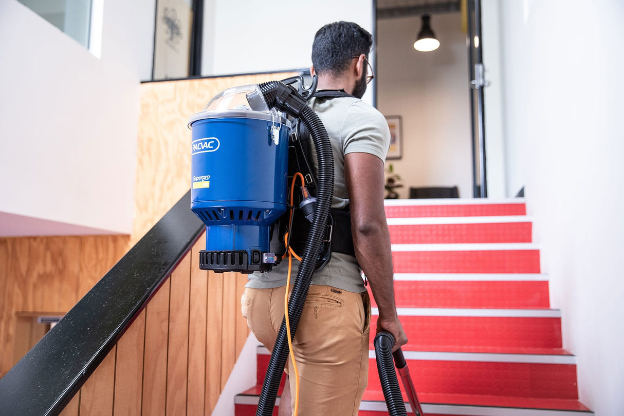 PACVAC SUPERPRO BACKPACK VACUUM CLEANER - Cafe Supply