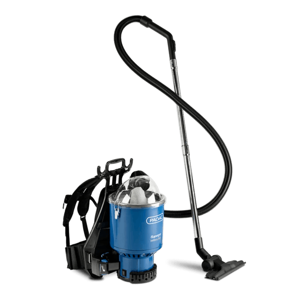 PACVAC SUPERPRO BATTERY BACKPACK VACUUM CLEANER - Cafe Supply