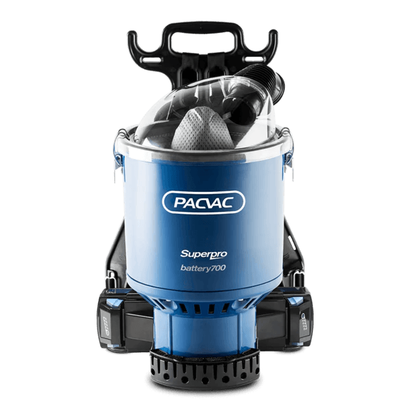 PACVAC SUPERPRO BATTERY BACKPACK VACUUM CLEANER - Cafe Supply