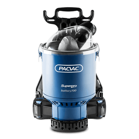 PACVAC SUPERPRO BATTERY BACKPACK VACUUM CLEANER - Cafe Supply