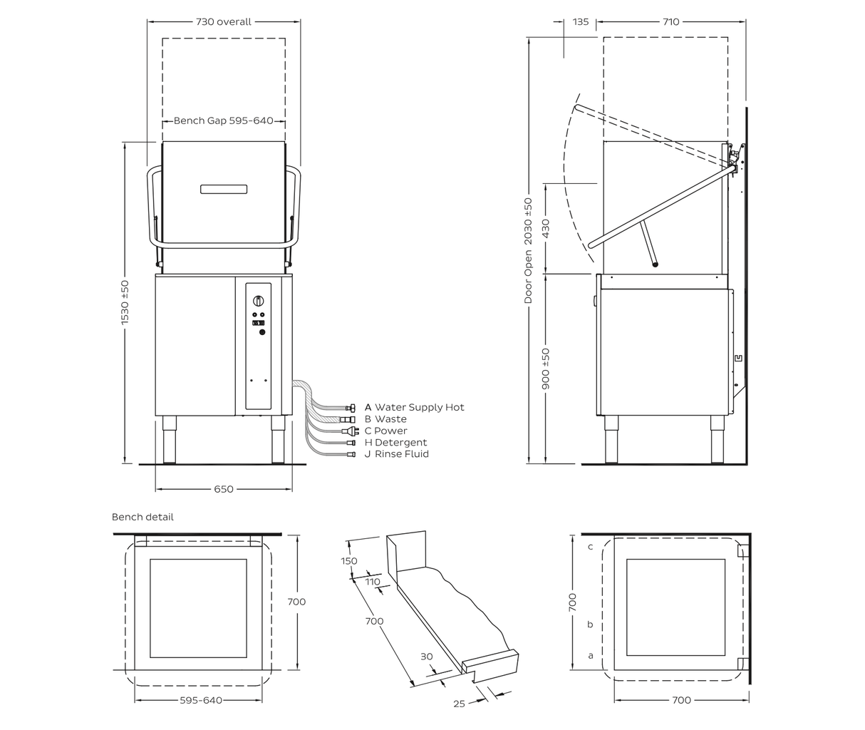 Passthrough Dishwasher - Cafe Supply