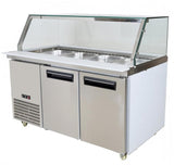 PG150FA-YG Cold Salad and Noodle Bar 4x1/1 GN Pans - Cafe Supply