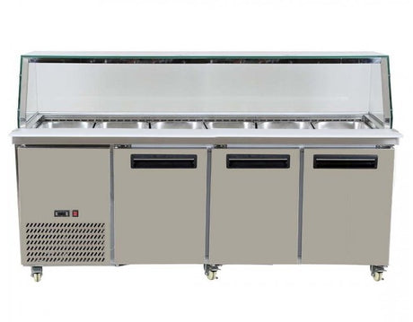 PG210FA-YG Cold Salad and Noodle Bar 6x1/1 GN Pans - Cafe Supply