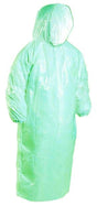 Polyethylene Hooded Ponchos - Green, 800mm x 1300mm x 30mu (96) Per Box - Cafe Supply