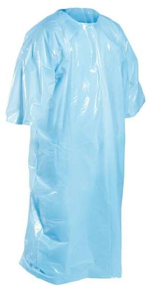 Polyethylene Splash Jacket - Blue, 800mm x 1300mm x 30mu (200) Per Box - Cafe Supply