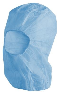 Polypropylene Balaclavas - Blue, Elasticated, 25gsm (400) Per Box - Cafe Supply