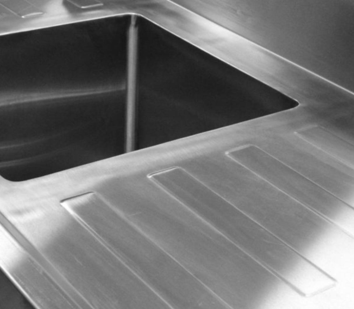 Premium Stainless Steel Single Sink Bench 600mm Deep - Cafe Supply