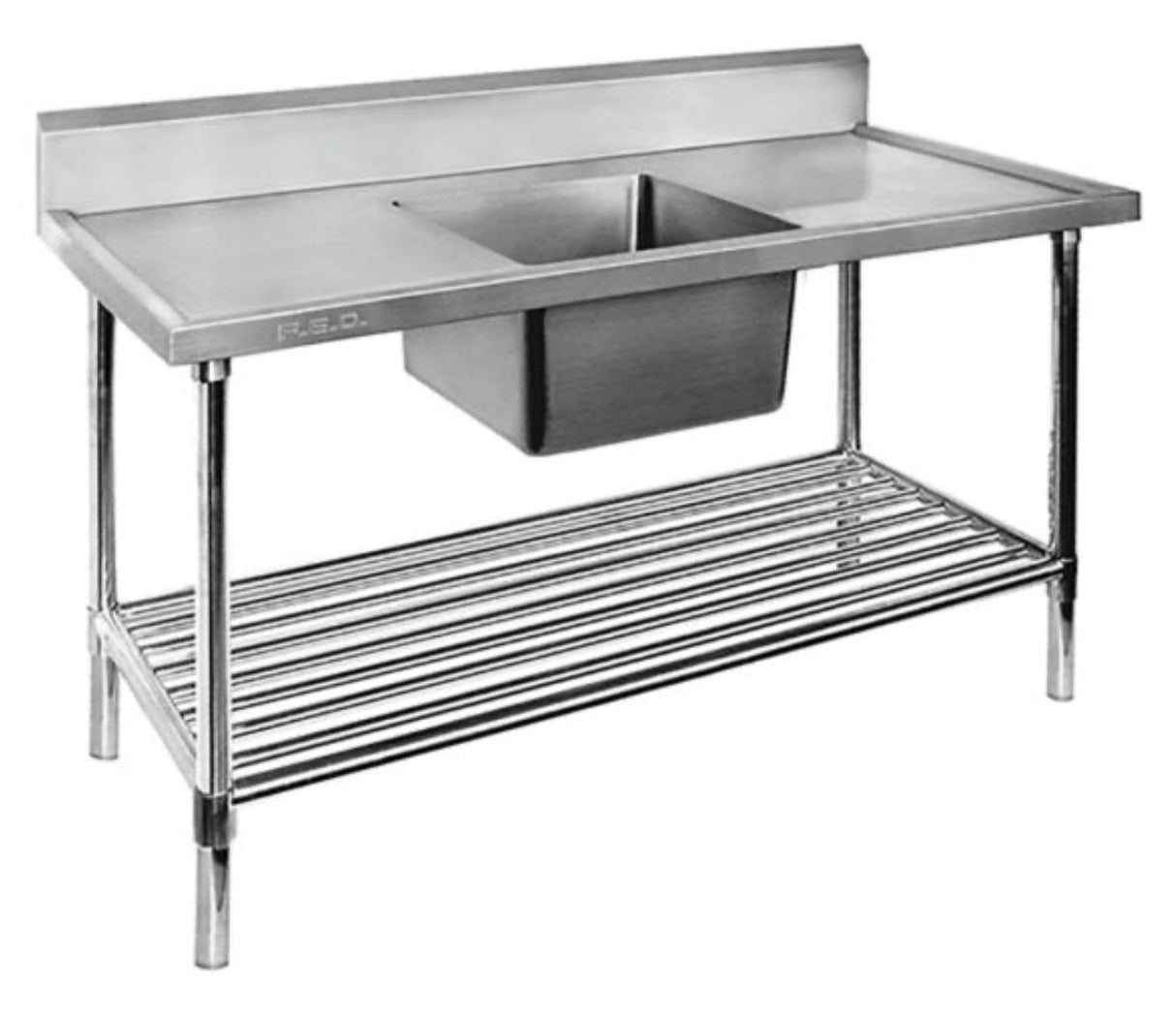 Premium Stainless Steel Single Sink Bench 700mm Deep - Cafe Supply