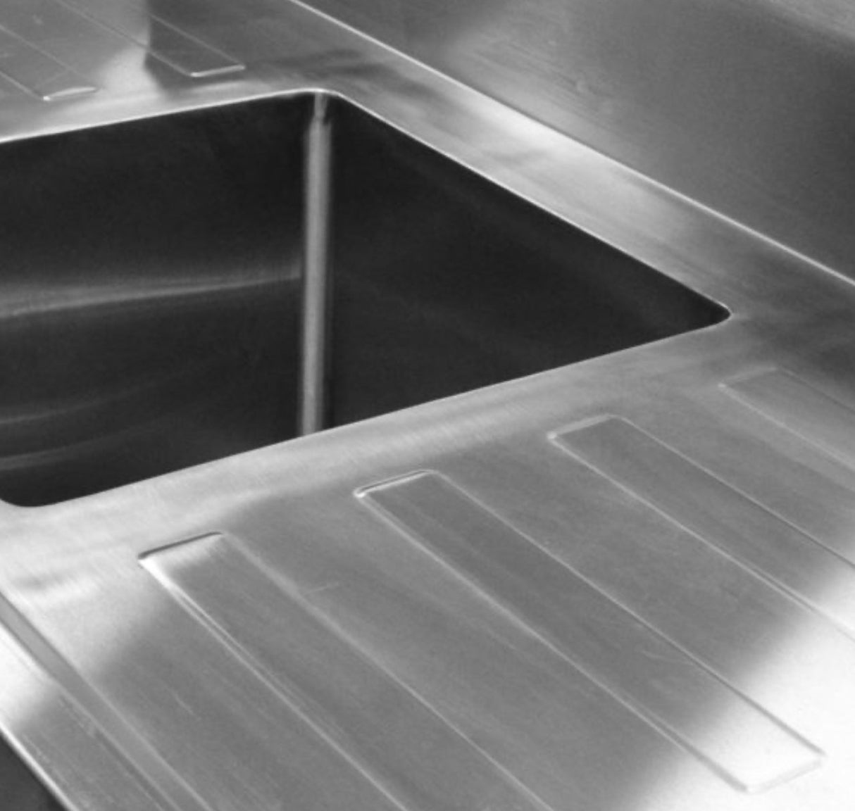 Premium Stainless Steel Single Sink Bench 700mm Deep - Cafe Supply
