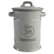 PRIDE OF PLACE GREY TEA JAR - Cafe Supply