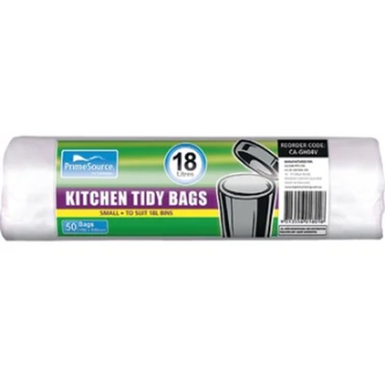 PrimeSource 18L Small Kitchen Tidy Bags - Cafe Supply