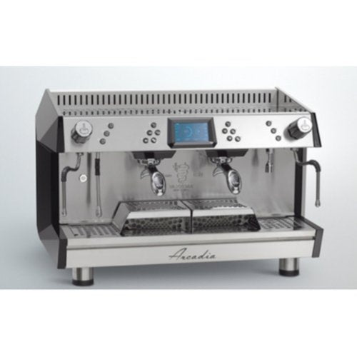 Professional Espresso coffee machine SS 2 Group PID with display - ARCADIA-G2DP - Cafe Supply