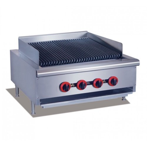 QR-24ULPG ULPG Gas 4 Burner Char Grill Top - Cafe Supply