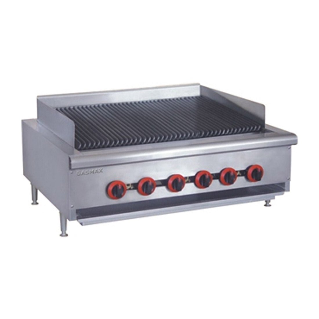 QR-36EULPG ULPG Gas 6 Burner Char Grill Top - Cafe Supply