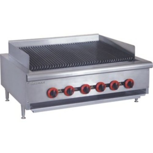 QR-36ULPG ULPG Gas 6 Burner Char Grill Top - Cafe Supply