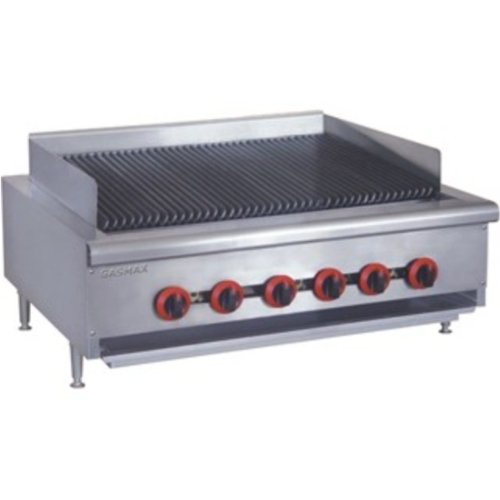 QR-36ULPG ULPG Gas 6 Burner Char Grill Top - Cafe Supply