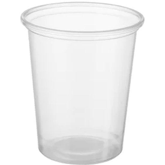 Reveal Clear Round Containers - Cafe Supply