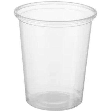 Reveal Clear Round Containers - Cafe Supply