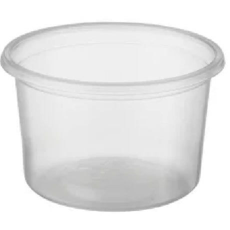 Reveal Clear Round Containers - Cafe Supply