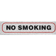 Rosebud Sign No Smoking - Cafe Supply