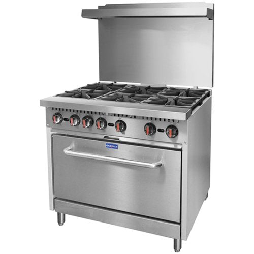 S36(T)ULPG - Gasmax 6 ULPG Gas Burner with Oven Flame Failure - Cafe Supply
