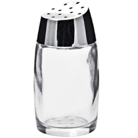 Salt & Pepper Glass Pair With Sloped Top - Cafe Supply