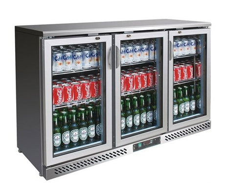 SC316SG Three Door Ss Drink Coole - Cafe Supply