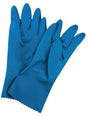 Silverline Latex Gloves - Blue, Medium (192) Per Box - Cafe Supply