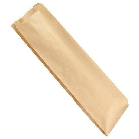 Single Bottle Brown Paper Bag - 115(W) x 395(H) x 50(G) mm - Cafe Supply