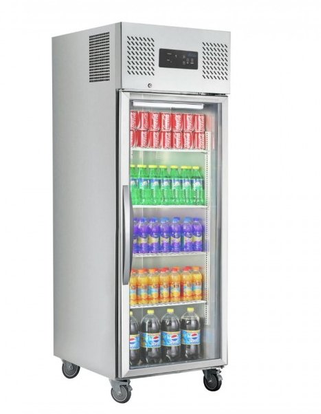 Single Door Upright Display Fridge - Cafe Supply