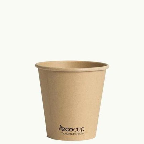 Single Wall EcoCup - KRAFT 225ml - Cafe Supply