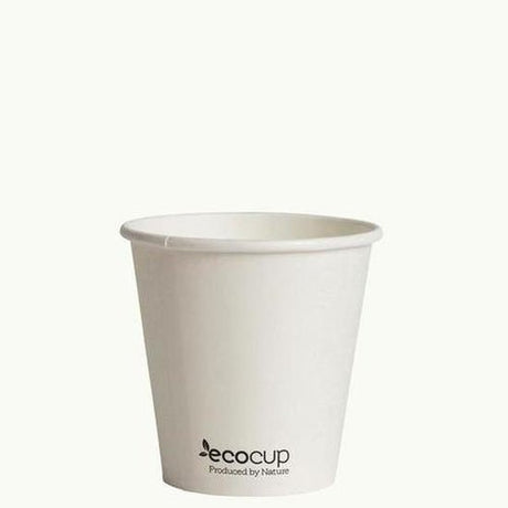 Single Wall EcoCup - WHITE - FSC MIX 225ml - Cafe Supply