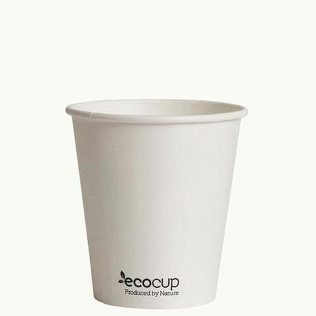 Single Wall EcoCup - WHITE - FSC MIX 355ml - Cafe Supply