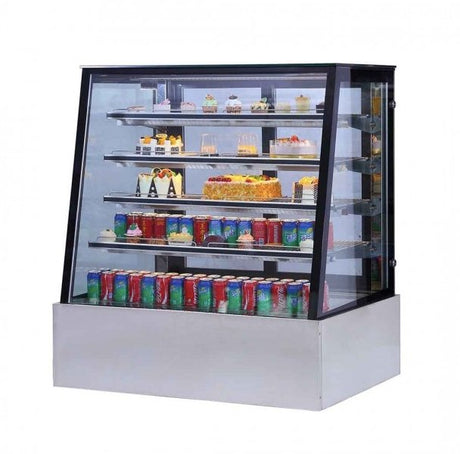 SLP860C Bonvue Deluxe Chilled Display Cabinet 1800x800x1350 - Cafe Supply
