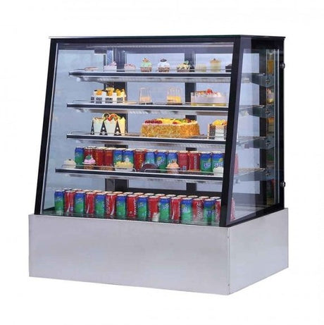 SLP880C Bonvue Deluxe Chilled Display Cabinet 2400x800x1350 - Cafe Supply
