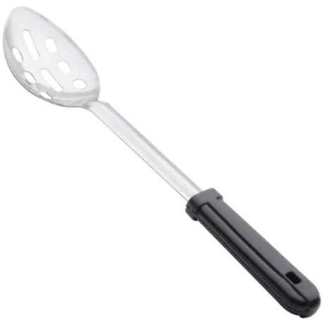 Spoon Slotted 29Cm Black Handle - Cafe Supply