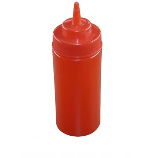 Squeeze Bottle 480Ml Red - Cafe Supply