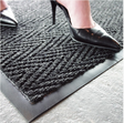 SUPER CHEVRON - 1500mm X 900mm - Charcoal - Cafe Supply