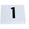 Table Number Set 1-100 White - Cafe Supply