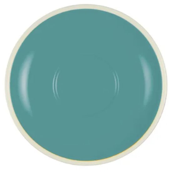 Teal/Wht Espresso Saucer Suit Bw0300 - Cafe Supply